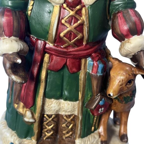 Vintage Midwest Santa Coll HERR KRISTMAS Music Box “O Christmas Tree” 9.5” - Picture 4 of 4